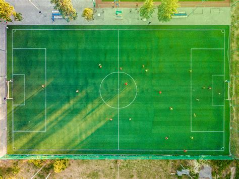 Aerial View Of Soccer Field · Free Stock Photo