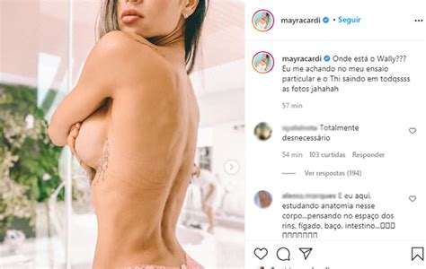 Mayra Cardi Esbanja Sensualidade Em Cliques Nua Na Web Ofuxico