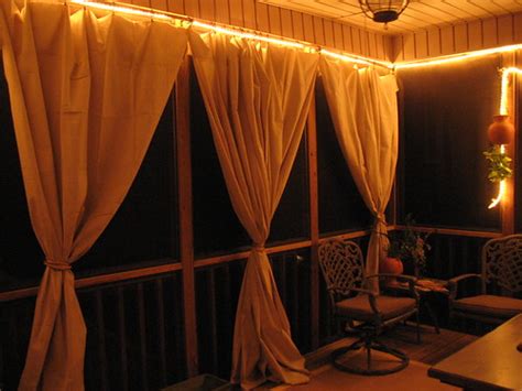 Drop Cloth Curtain Tutorial For The Screened In Patio Unskinny Boppy