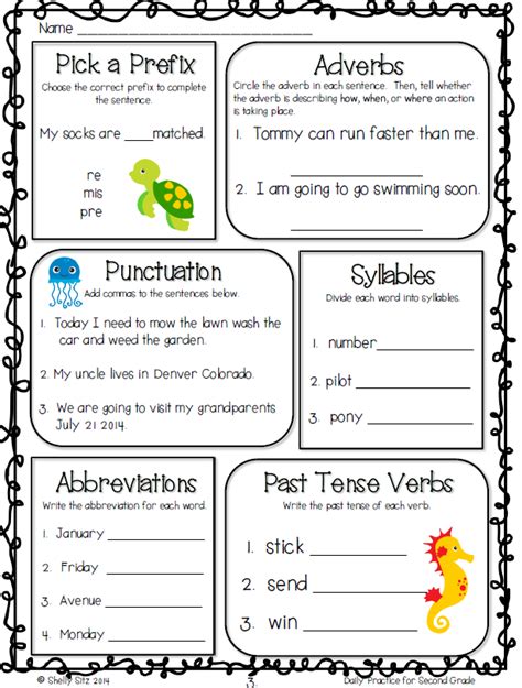 Language Arts Worksheets 2nd Grade Test Your Word Power Ix Free