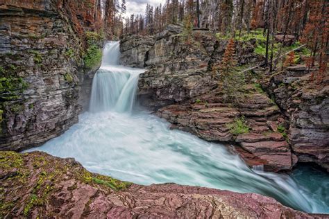 Saint Mary Falls Saint Mary Landscape Photography Glacier National