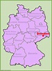 Dresden location on the Germany map - Ontheworldmap.com