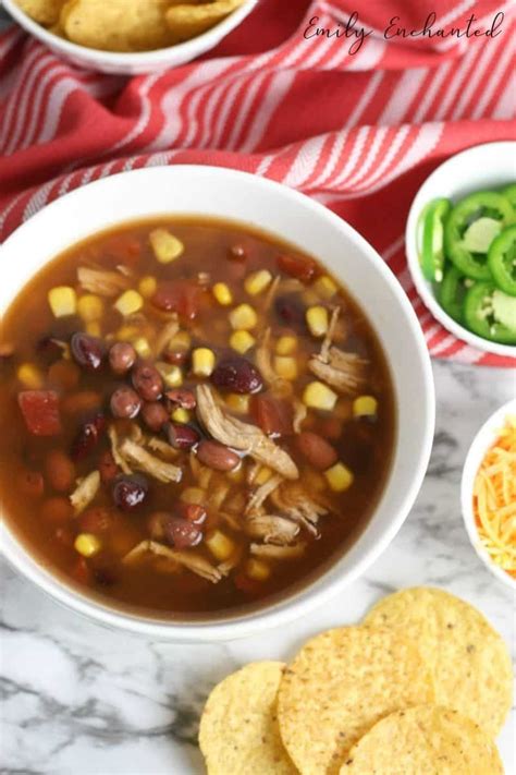 Ingredients for crockpot chicken taco soup: Crock Pot Chicken Taco Soup, Slow Cooker Chicken Soup | # ...