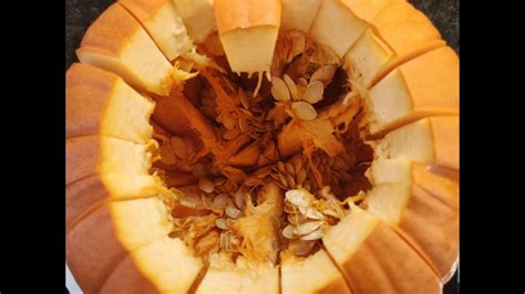 Or, you could forego the knife. How to Cut and Peel Pumpkins! 🎃🎃🎃🎃 - YouTube