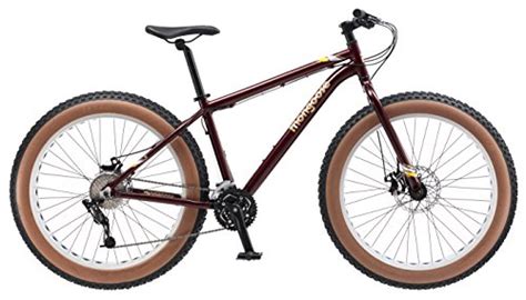 Mongoose Vinson Fat Tire Mountain Bike Featuring Rigid 18 Inch
