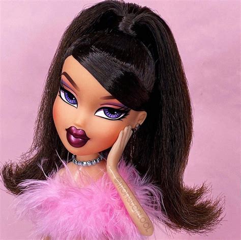 •̩̩͙♡•̩̩͙ On Twitter Black Bratz Doll Bratz Doll Makeup Bratz Aesthetic