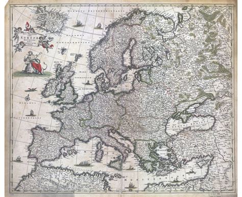 Old Maps Of Europe Collection Of Old Maps Of Europe From Different