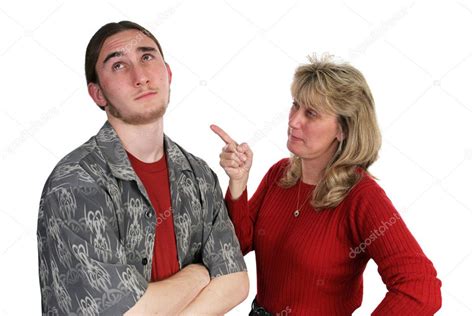 Mother Scolding Son Stock Photo By Lisafx