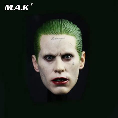 16 Scale Male Head Sculpts Jared Leto Head Carving Model Toys The Joker Suicide Squad Model For