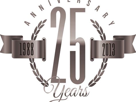 25 Years Logo Fonts Typography Logo Art Logo 40th Anniversary Ideas