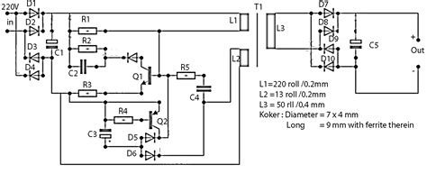 Skema Rangkaian Switching Power Supply Gambar Rangkaian Elektronika