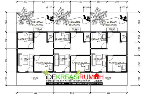 Desain rumah kontrakan minimalis 2 lantai cahaya rumahku via cahayarumahku.com. Desain Rumah Kontrakan Sederhana