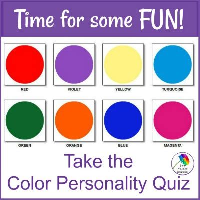 Your subconscious holds the key to your future. Free Color Personality Quiz