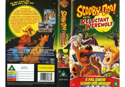 Scooby Doo And The Reluctant Werewolf 1988 On Warner Home Video United Kingdom Vhs Videotape