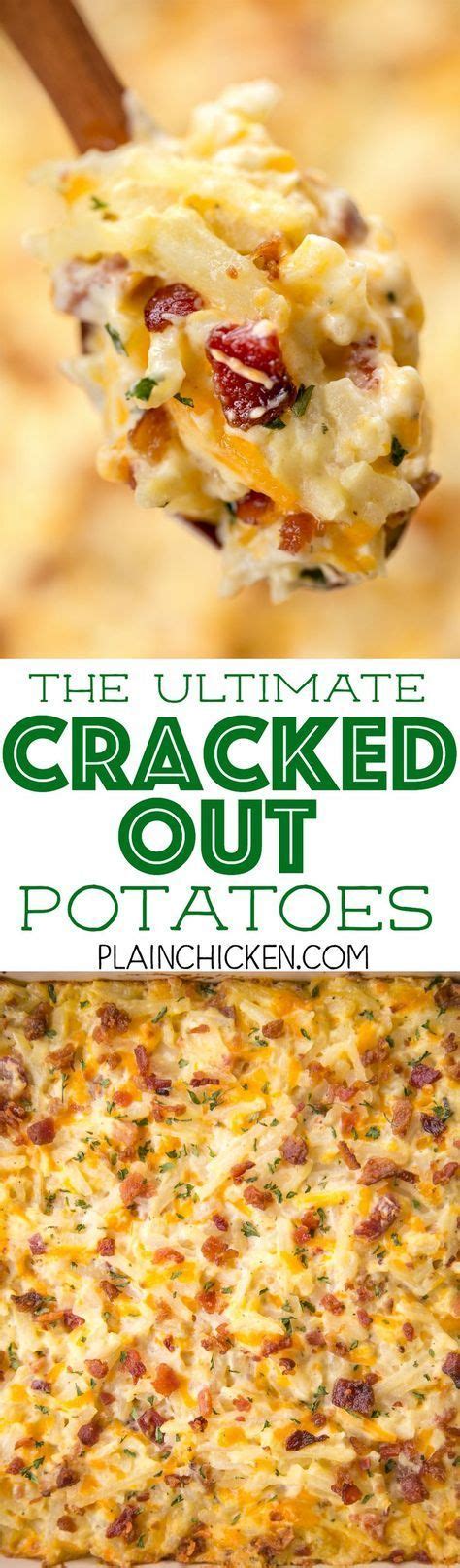 The Ultimate Cracked Out Potatoes Cheddar Bacon And
