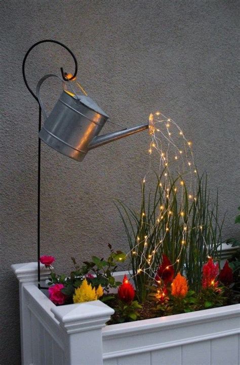 27 Magical Ways To Use Fairy Lights In Your Garden 13 Diy Garden