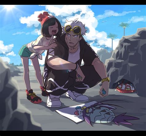 Chicken Hat Trainer And Guzma Pokémon Sun And Moon Know Your Meme