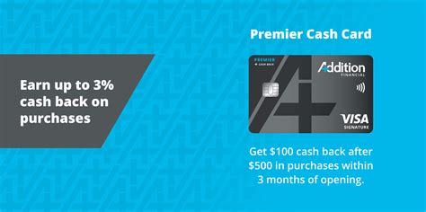 Premier Cash Credit Card | Addition Financial