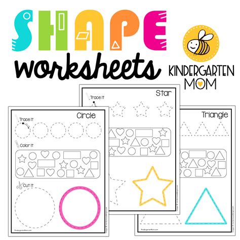 Shapes Worksheets For Preschool Free Printables Mary Martha Mama Pin