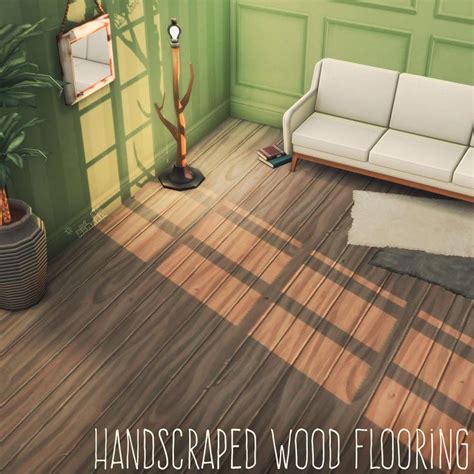My Ts4 Cc Picture Amoebae Handscraped Wood Sims House Sims 4