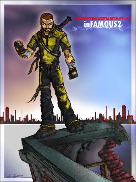 Cole Macgrath From Infamous By Dufton On Deviantart