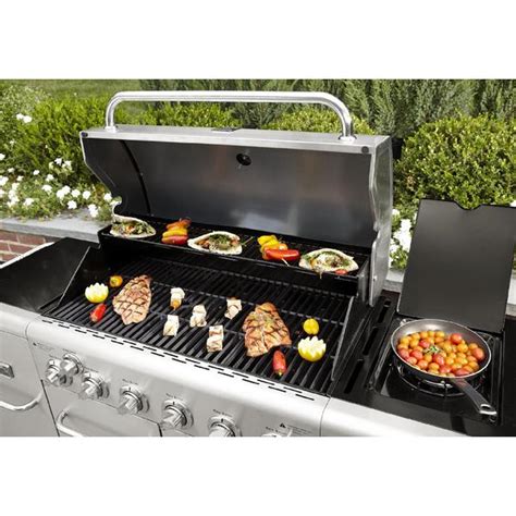 Kenmore Pg 40613sol 6 Burner Stainless Steel Front Gas Grill With