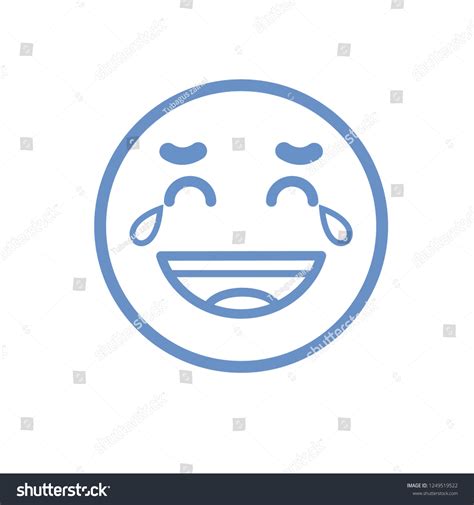 Emoji Laughingemoticon Rolling On The Floor Royalty Free Stock
