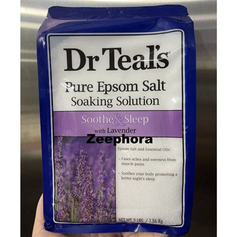 Dr Teals Pure Epsom Salt Soothe And Sleep Lavender Soaking Solution 136kg Lazada Ph