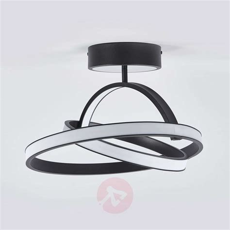 Browse this range of ceiling lights brought together from leading uk online furnishings shops. Largo - futuristic LED ceiling light in black | Lights.co.uk