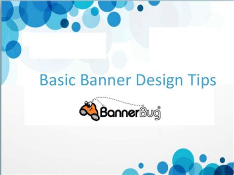 Basic Banner Design Tips
