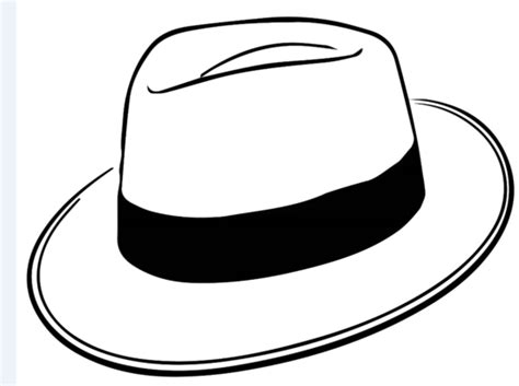 Fedora Hat Drawing Free Download On Clipartmag