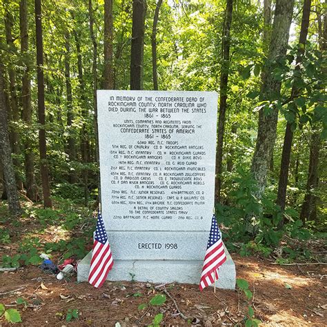 Commemorative Landscapes Of North Carolina Rockingham County