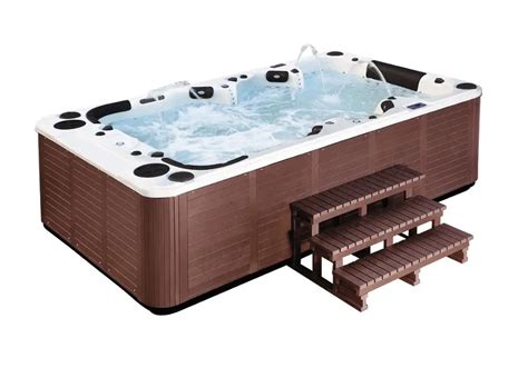 Sunrans Luxury Balboa Outdoor Whirlpool Massage Large Swim Spa Hot Tub View Person Hot Tubs