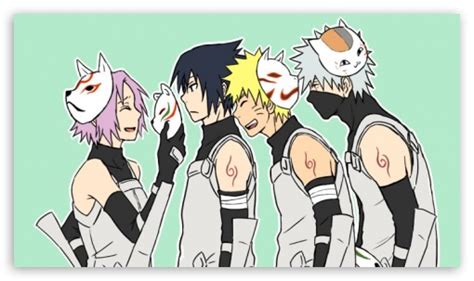 Team 7 Naruto Anbu Ultra Hd Desktop Background Wallpaper