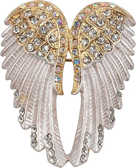 Szxc Womens Guardian Angel Wings Pin Brooches And Pendants 2