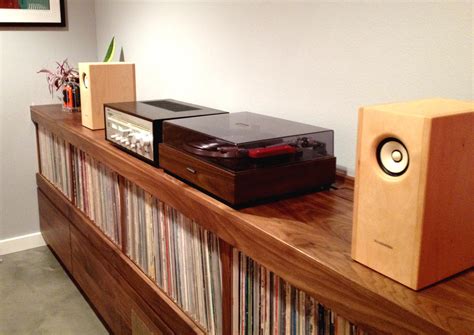 Custom Record Stereo Cabinet On Behance