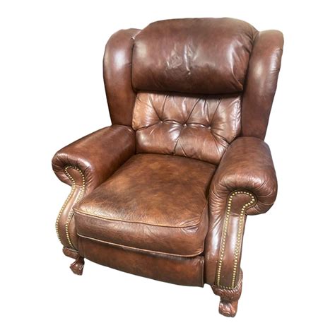 Late 20th Century Vintage Lane Furniture Leather Recliner Chairish