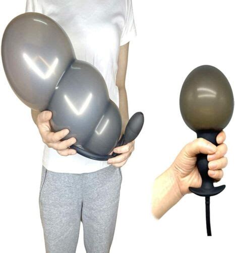 extra large inflatable anal butt plug silicone huge fisting dildo toy adult sex ebay