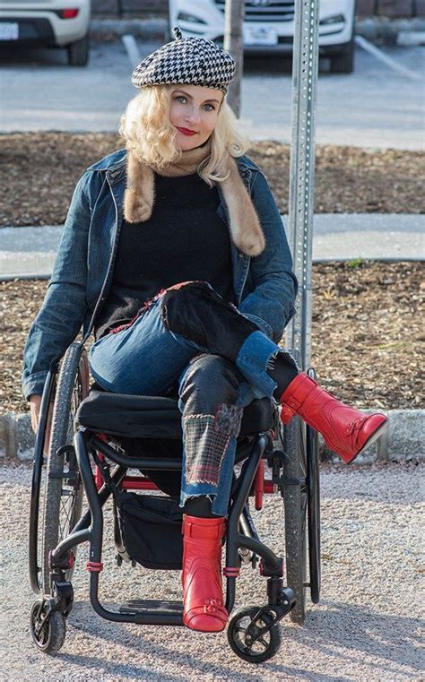 pretty cripple wheelchair fashion disabled blogger and her diy junyawatanabe jeans wheelchair