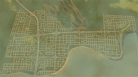 Florida Inspired Road Layout For My New Town Citiesskylines