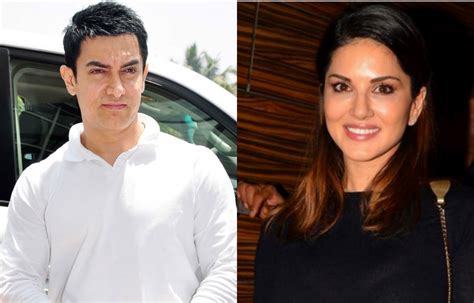 Pic Sunny Leone Parties Hard With Aamir Khan Bollywood Bubble