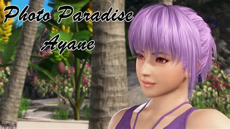 Doax3 Ayane With Pose Card Hair Flip Ayane Asari C Swimsuit Youtube