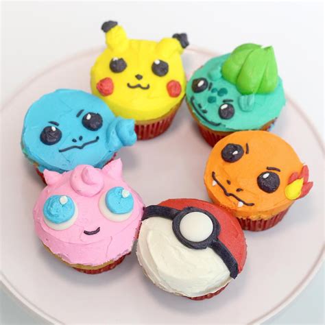 Pokemon Cupcakes Pokemon Birthday Cake Pokemon Cupcakes Pokemon Cake