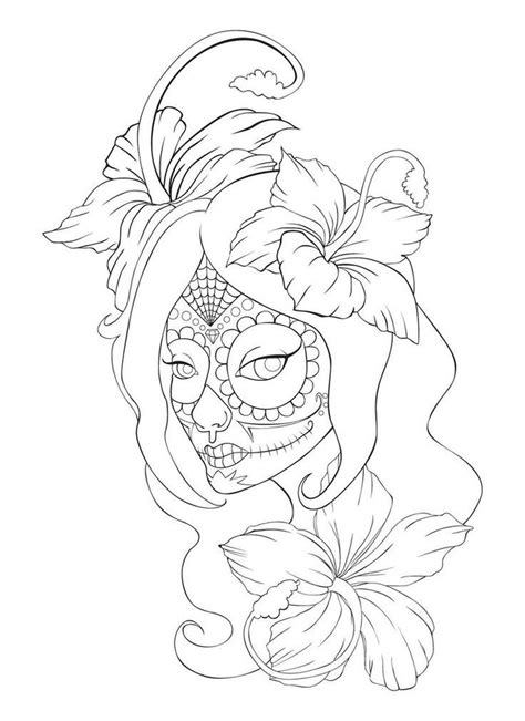 Which flower tattoo design do you like? Friend Tattoos - Pretty Sugar Skull | Found on sammyjd ...