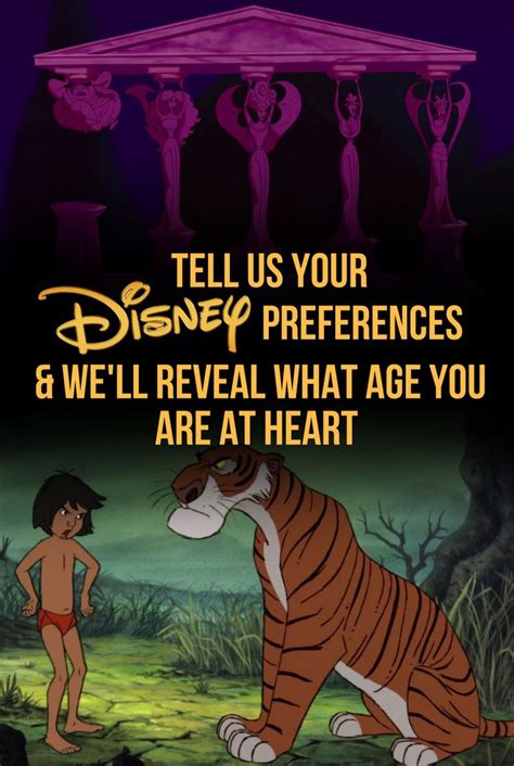 Tell Us Your Disney Preferences And Well Reveal What Age You Are At