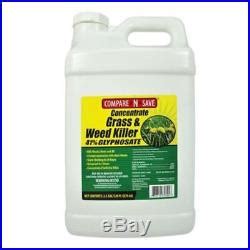 Grass Weed Killer Percent Concentrate Glyphosate Roundup Herbicide Gallon