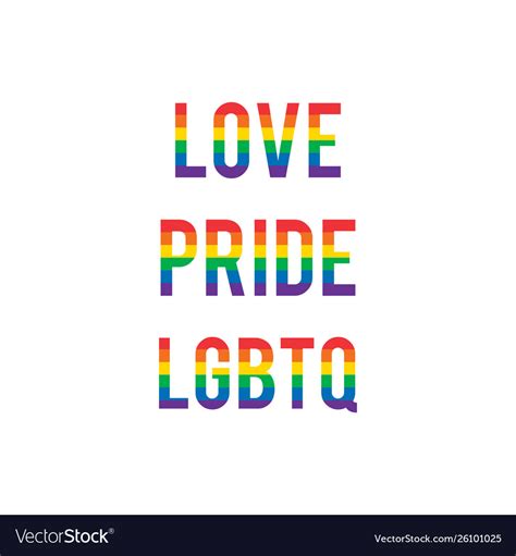 gay pride quotes inspirational lgbt concept vector image