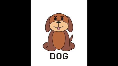 This article will help you to learn how to draw dogs in several different styles. how to draw a simple dog using coreldraw - YouTube