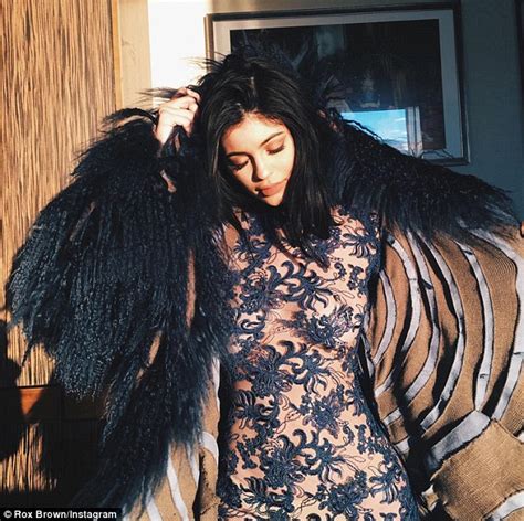 Kylie Jenner Bares All In A Sheer Jumpsuit As She Supports Boyfriend