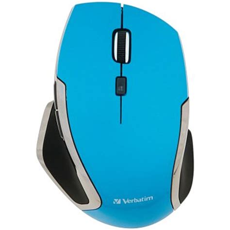 Verbatim Wireless Notebook 6 Button Deluxe Blue Led Mouse Blue